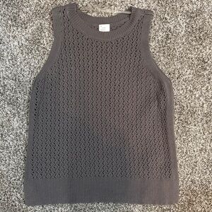 A New Day Taupe Knit Sweater vest
